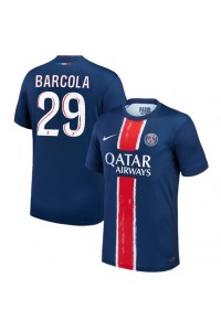 Fotbalové Dres Paris Saint-Germain Bradley Barcola #29 Domácí Oblečení 2024-25 Krátký Rukáv